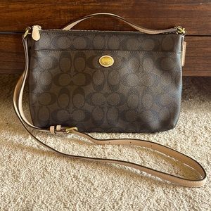 Coach logo crossbody